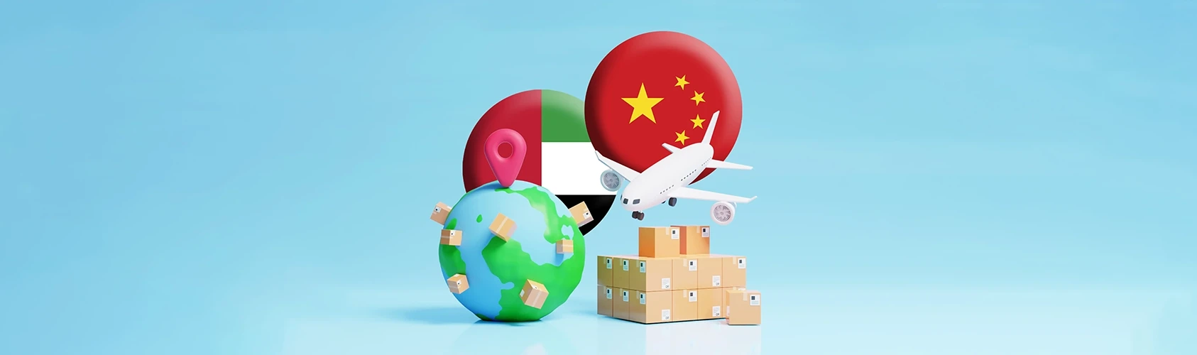 حمل و نقل کالا از چین به دبی